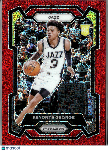 2023 Panini Prizm Keyonte George #127 Red White Blue RC
