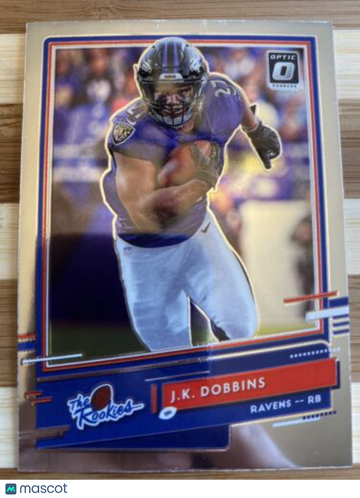 2020 Panini Donruss Optic The Rookies JK DOBBINS Rookie Insert Ravens RC!!!