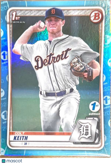 2020 Bowman Draft 1st Edition - Sky Blue Colt Keith #BD-54