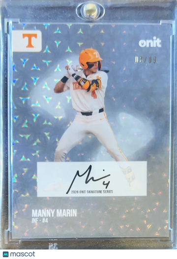 2025 Onit Signature Series Manny Marin #S-6 Holographic /09