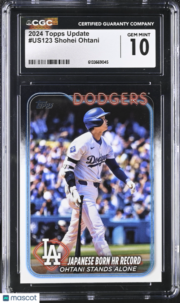 2024 Topps Update Shohei Ohtani #US123 CGC 10