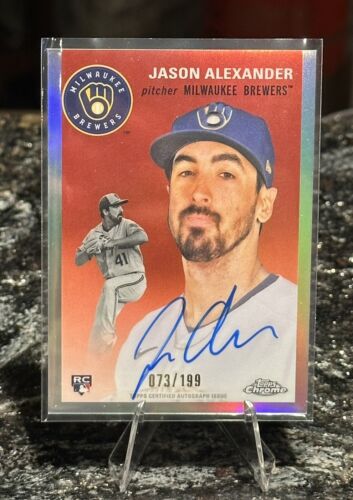 2023 Topps Chrome Platinum #CPA-JAL Jason Alexander RC AUTO REFRACTOR #/199