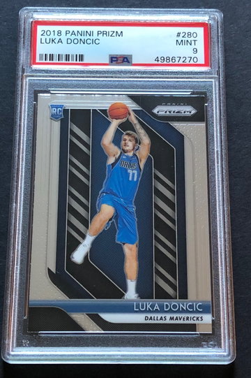 2018 Panini Prizm Luka Doncic #280 PSA 9