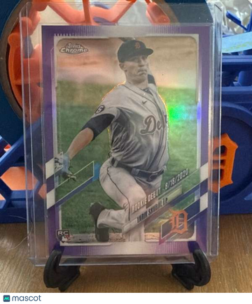 2021 Topps Chrome Update - Purple Refractor Tarik Skubal #USC82