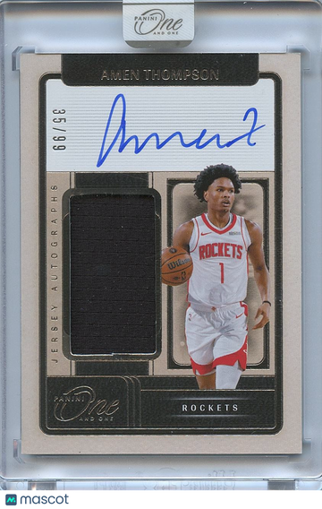 2024 Amen Thompson Patch Panini Authentic