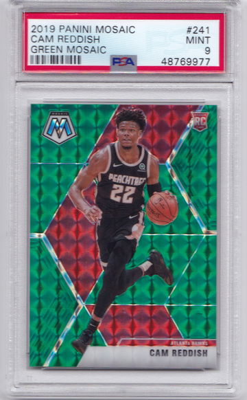 Cam Reddish 2019 Mosaic Green PSA 9