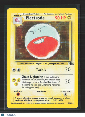 1999 Jungle Electrode Rare #2/64