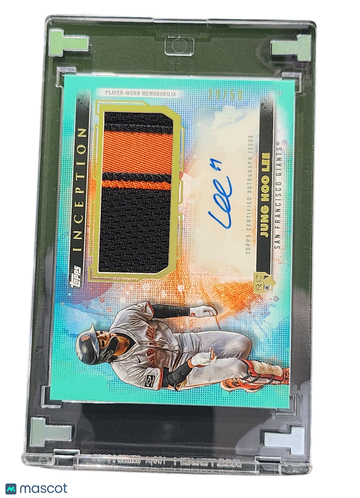 2024 Topps Inception Jung Hoo Lee #APC-JH Player-Worn Memorabilia Patch RC