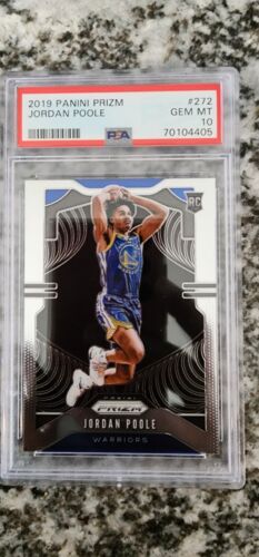 Jordan Poole 2019-20 Panini Prizm #272 Base RC PSA 10 Gem