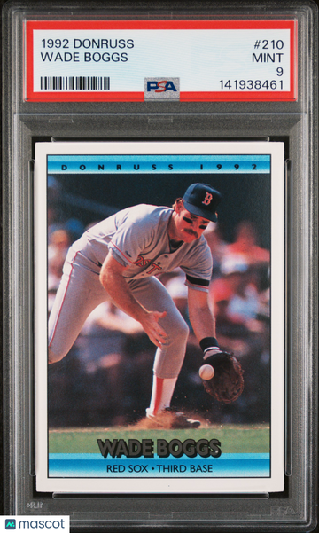 1992 Donruss Wade Boggs #210 PSA 9