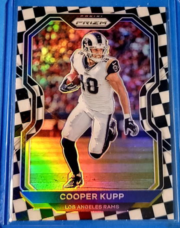 2020 Prizm Football Cooper Kupp Checkerboard parallel SSP Gravity feed Exclusive!! #272
