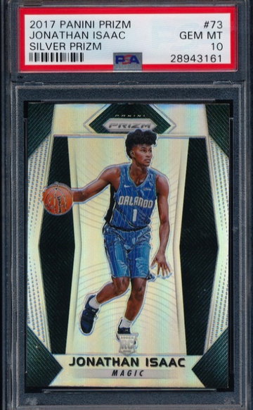 Jonathan Isaac 2017 Prizm Silver RC PSA 10