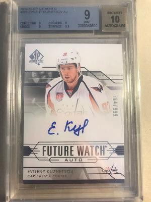 Evgeny Kuznetsov 2014 SP Authentic Upper Deck