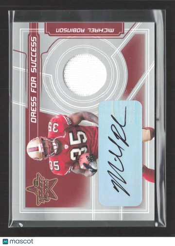 2006 Leaf Rookies & Stars Dress for Success Michael Robinson #DS-7 Jersey Patch