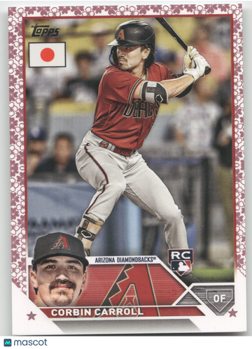 2023 Topps Japan Edition Corbin Carroll #190 Cherry Blossom /99 RC