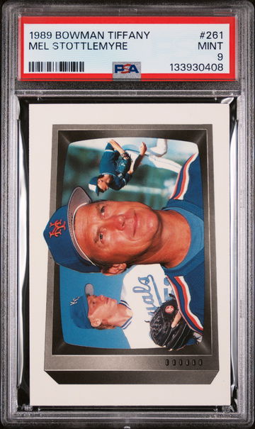 1989 Bowman Tiffany M.Stottlemyre Jr./Sr. #261 /6000 PSA 9