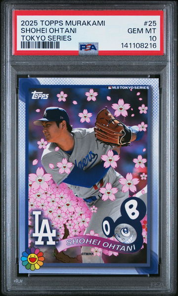 2025 Topps X Takashi Murakami Tokyo Series Shohei Ohtani #25 PSA 10