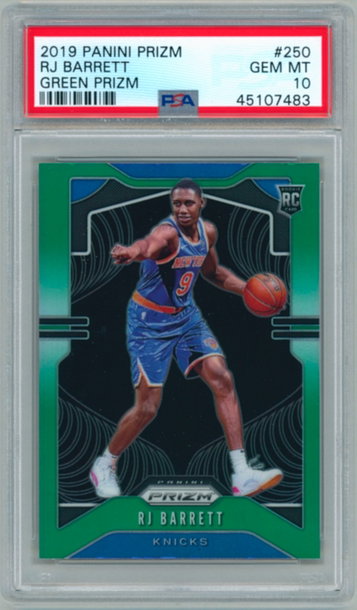 RJ Barrett 2019 Prizm Green Prizm