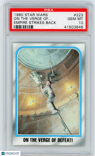 1980 Star Wars Empire Strikes Back On The Verge Of.. . #223 PSA 10