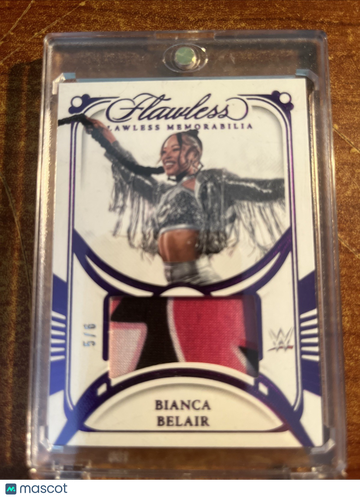 2024 Panini Flawless Bianca Belair Amethyst Memorabilia