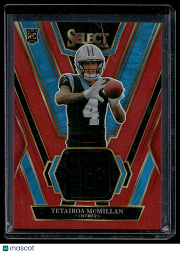 2026 Panini Select Football Prizm Tetairoa McMillan #RSW-TMN Red RC Memorabilia