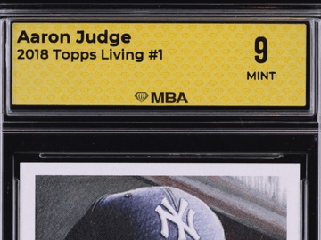 2018 Topps Living Aaron Judge #1 MBA 9
