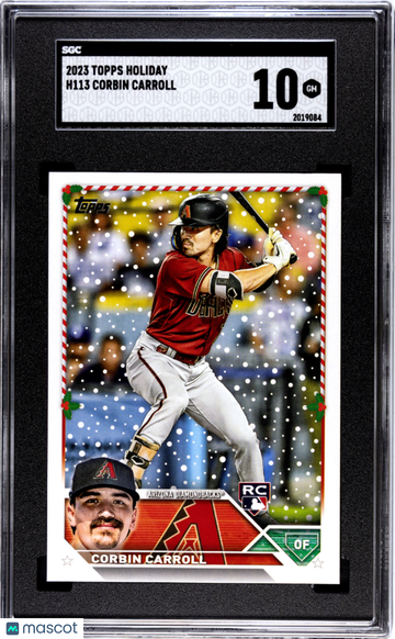 2023 Topps Holiday Corbin Carroll #H113 SGC 10