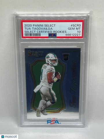 2020 Panini Select Select Certified Rookies Tua Tagovailoa #SCR3 PSA 10