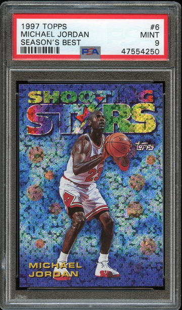 1997 Topps Michael Jordan #6 Insert PSA 947554250