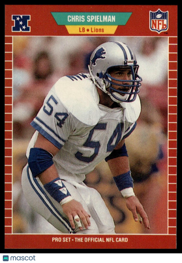 1989 Pro Set Chris Spielman #125 RC