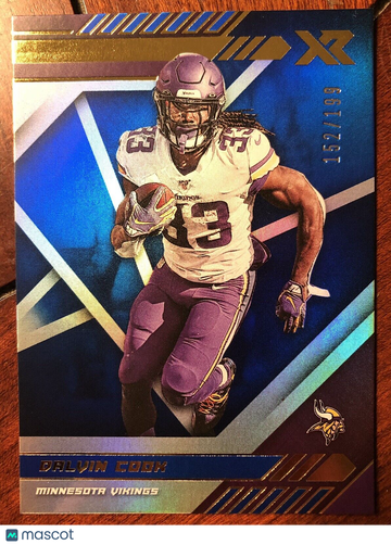 Dalvin Cook 2020 Panini XR #53 Blue Parallel #152/199 Minnesota Vikings FSU