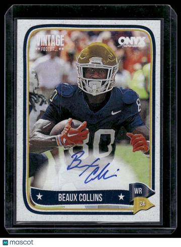 2024 Onyx Vintage Beaux Collins #VABECO Autographs AU