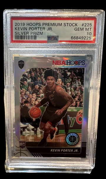 2019 Hoops Premium Stock Kevin Porter Jr Silver Prizm RC Gem Mt 10 