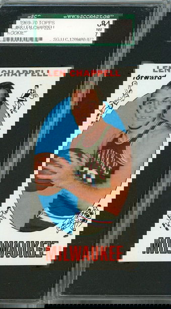1969 Topps Len Chappell Rookie #68 SGC 7 P1348