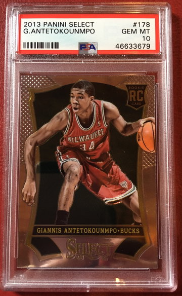Giannis Antetokounmpo Select PSA 10