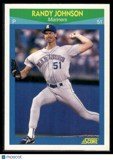 1990 Score 100 Rising Stars Randy Johnson #52