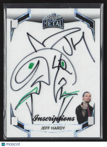 2026 Leaf Metal Inscriptions Jeff Hardy #SA-JH1 /25 Inscriptions
