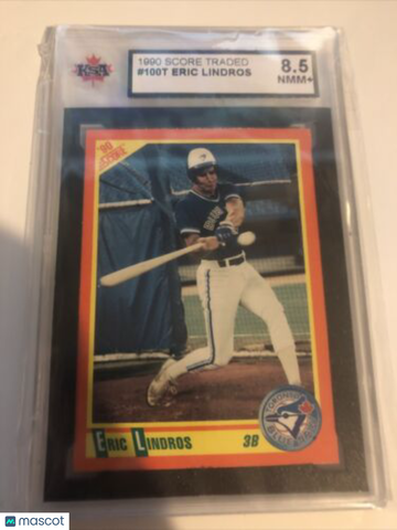 1990 Score Eric Lindros #100T Rookie KSA 8.5