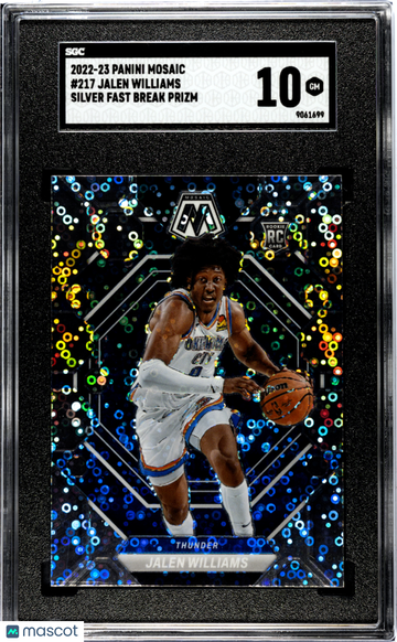 2022-23 Panini Mosaic Jalen Williams #217 Rookie RC SGC 10