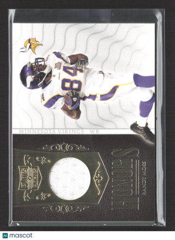 2010 Panini Plates & Patches Honors Randy Moss #6 Game-Worn Jersey 131/176
