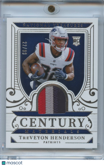 2025 Treveyon Henderson Patch Rookie
