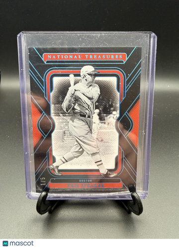 2025 Panini National Treasures Tris Speaker #56 Midnight FOTL SN