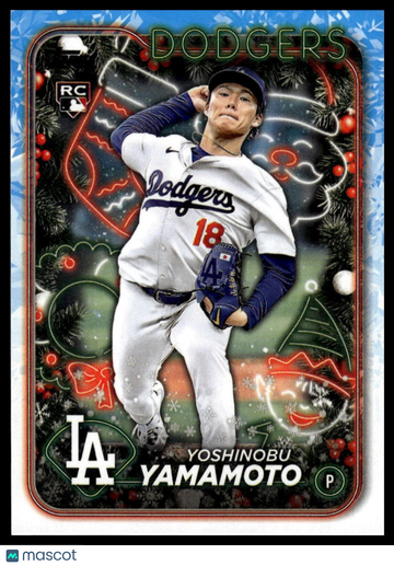 2024 Topps Holiday Yoshinobu Yamamoto #H88 RC