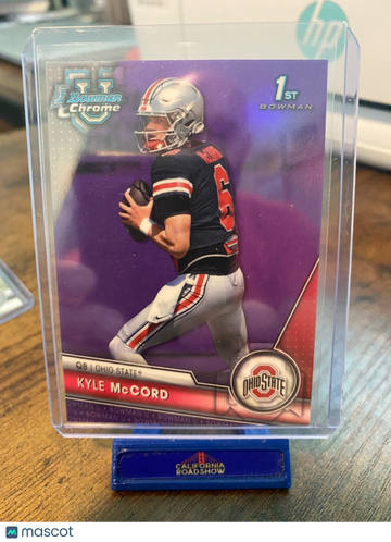 2023 Bowman Kyle McCord #101 Purple