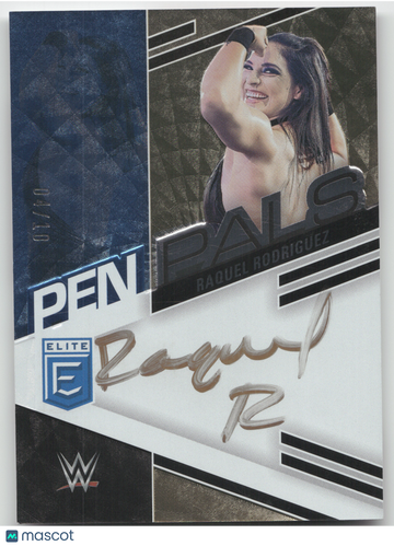 2023 Panini Donruss Elite WWE Pen Pals Raquel Rodriguez #PL-RQR Gold /10