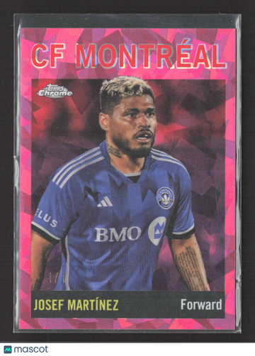 2024 Topps Chrome MLS Josef Martínez #64T-19 Pink Sapphire /1