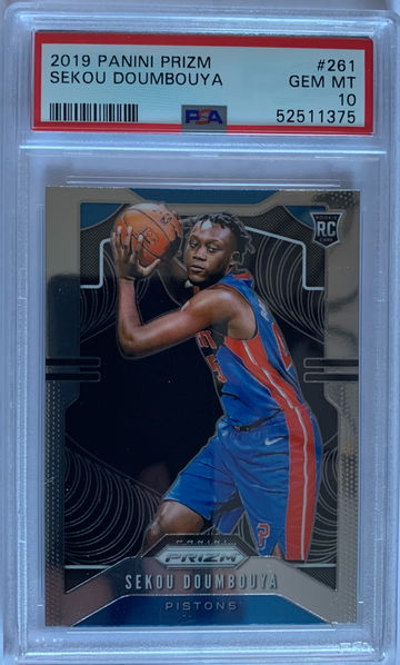 2019 Panini Prizm Sekou Doumbouya PSA 10