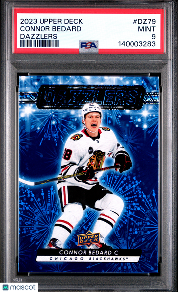 2023 Upper Deck Dazzlers Connor Bedard #DZ79 PSA 9