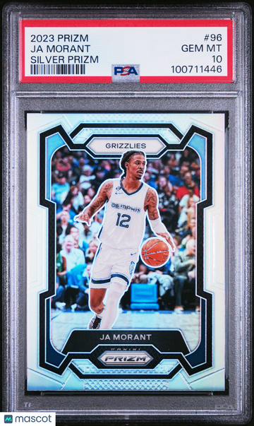 2023 Panini Prizm Ja Morant #96 Silver PSA 10