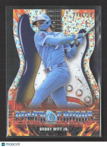 2026 Bowman Chrome Power Chords Bobby Witt Jr. #PC-13 Speckle Refractor